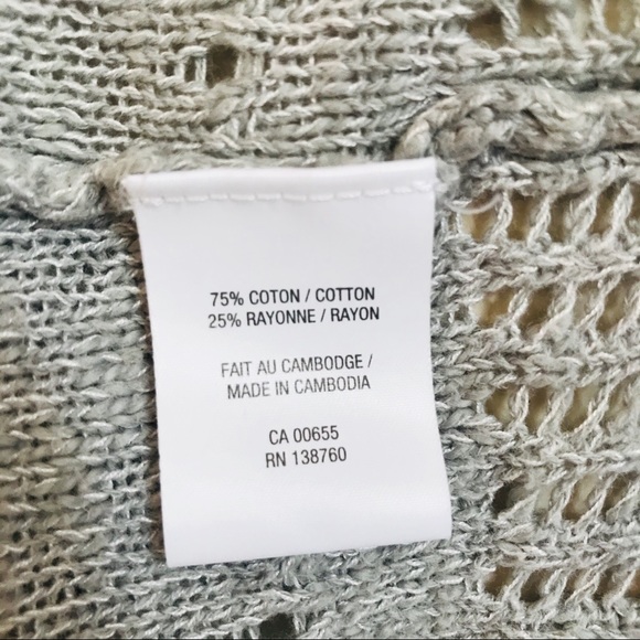 📦Sold📦Reitmans Grey knitted Open Front Cardigan - Picture 4 of 5